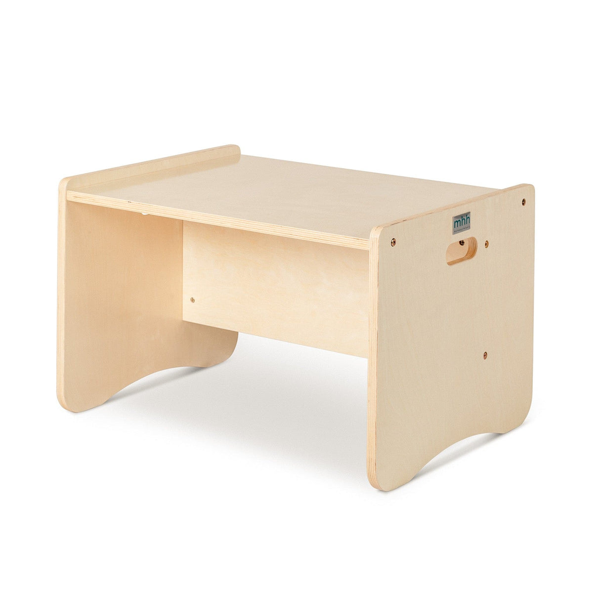 Cube Weaning Table & 2 Chairs - Varnished