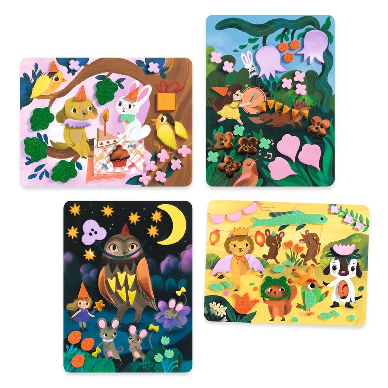 Foam Collage - Sparkling Parties Activity