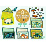 Dinosaur Card & Blank Invitation Set
