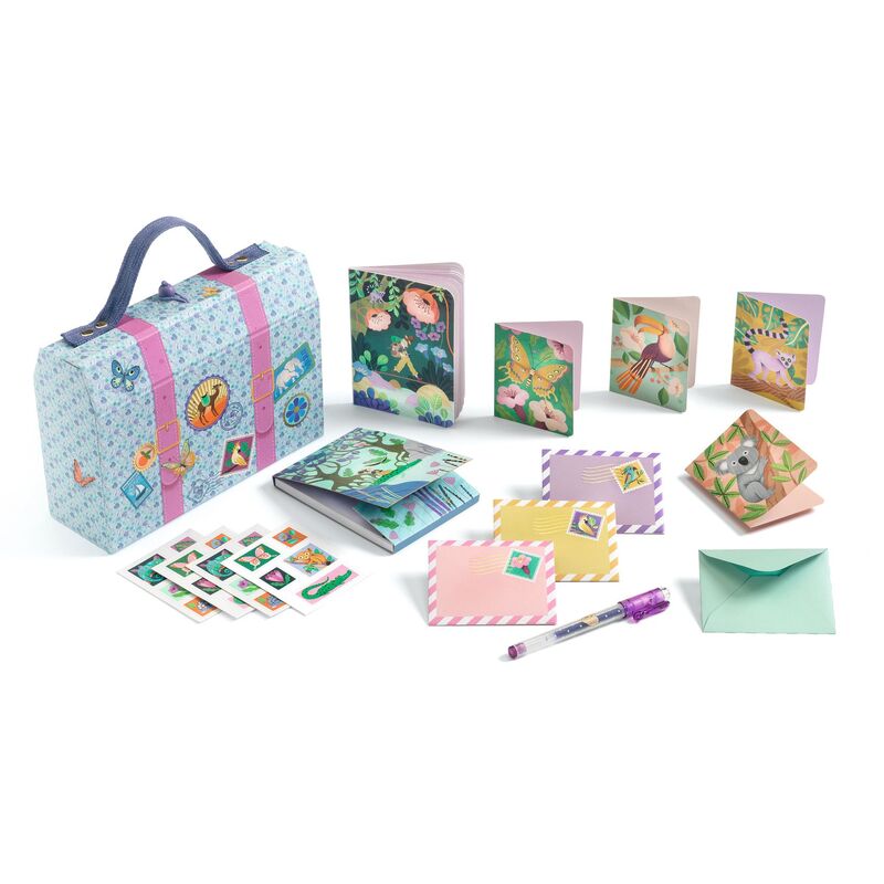 Tinou Stationery Case Garden Themed