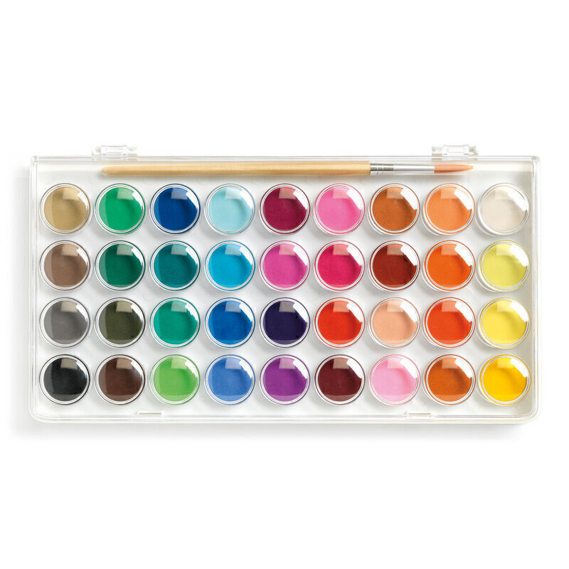 36 Gouache Colour Paint Palette