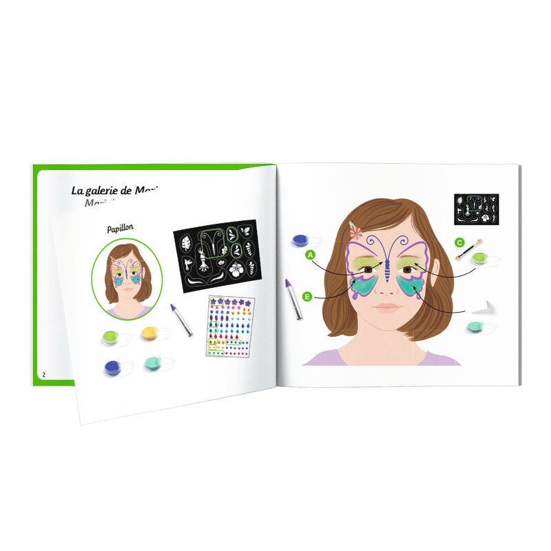 Rio de Janeiro Face Painting Activity Kit