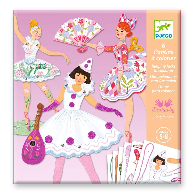 Colour & Assemble Ballet Dancers