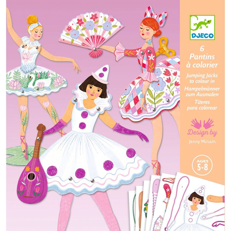 Colour & Assemble Ballet Dancers