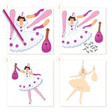 Colour & Assemble Ballet Dancers