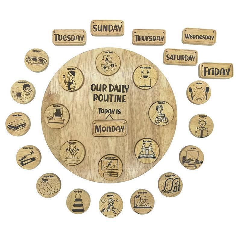 My Daily Routine Prop Qtoys Daily Routine Circle | My Happy Helpers