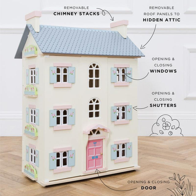 Daisylane Cherry Tree Hall Doll House-Imaginative Play-My Happy Helpers