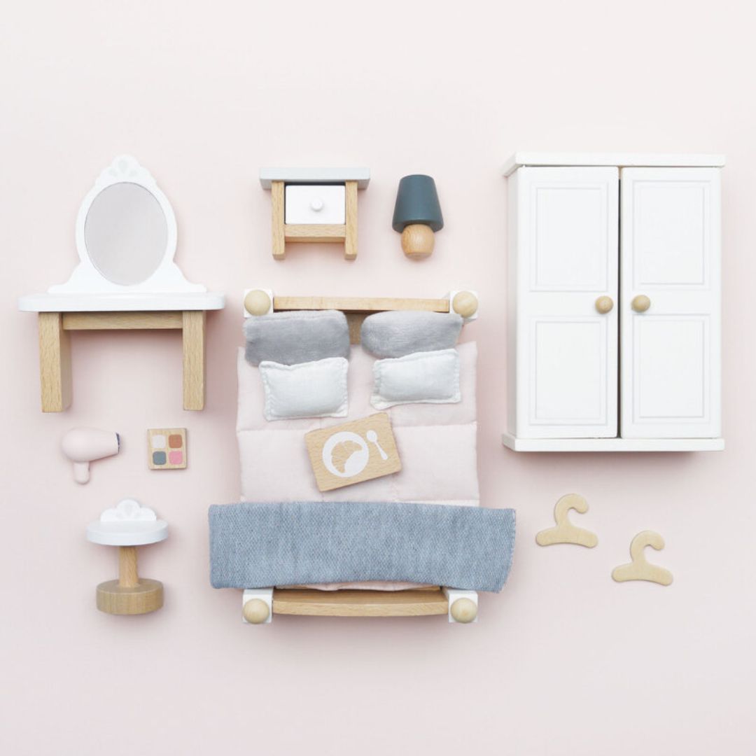 Le Toy Van Daisylane Master Bedroom – dream Bedroom Set for Your Doll's House