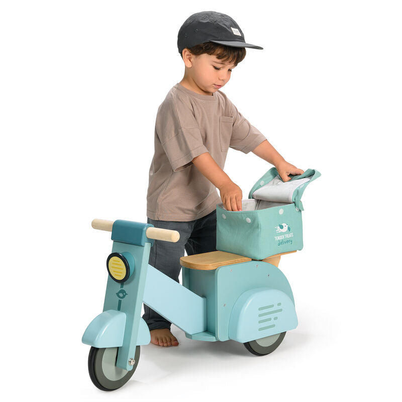 Tender Leaf Delivery Scooter – order up – delivery in five minutes