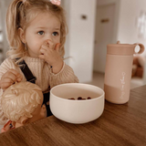 Dine and Grow HIGH CHAIR - Walnut & Black (with Harness)