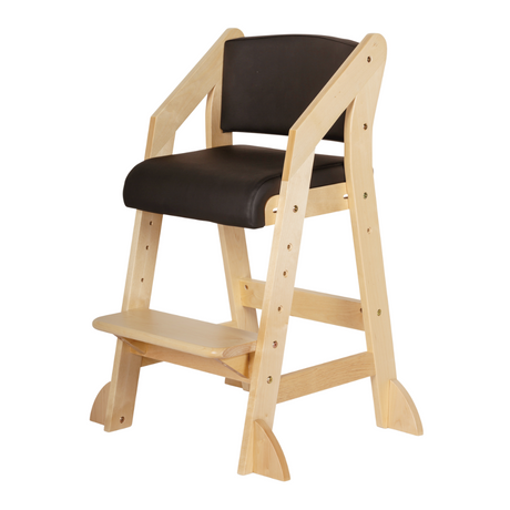 Dine and Grow TODDLER DINING CHAIR - Black & Varnish