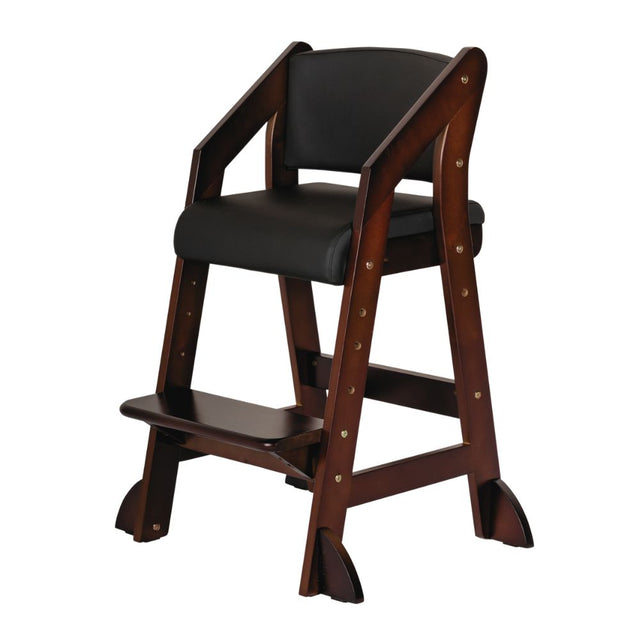 Dine and Grow TODDLER DINING CHAIR - Walnut & Black