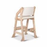 Dine and Grow TODDLER DINING CHAIR - White & Varnish