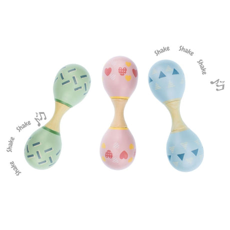 Double Ended Rainbow Maraca