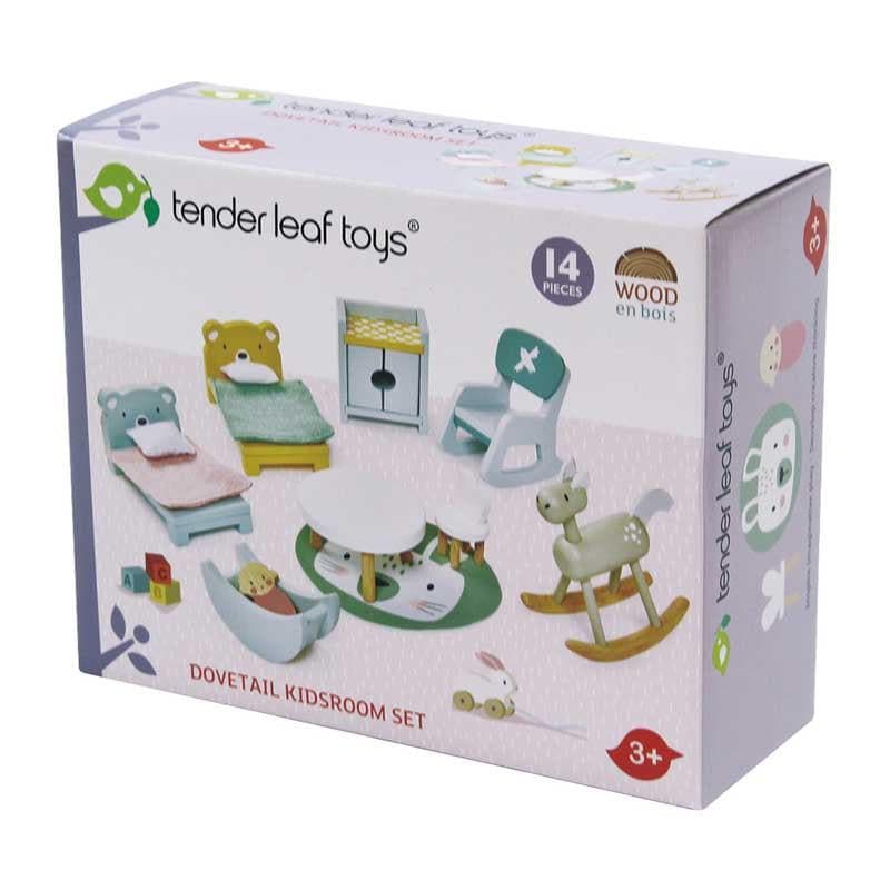 Tender Leaf Dovetail Kids Room Set – a nursery for the dolls house littlies