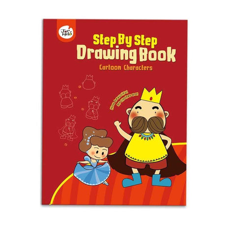 Drawing Book - Cartoon Characters (Step by Step)-Educational Play-My Happy Helpers
