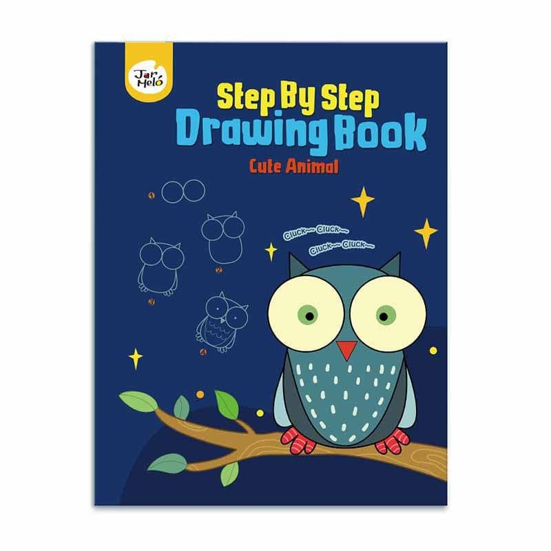 Drawing Book - Cute Animal (Step by Step)-Educational Play-My Happy Helpers