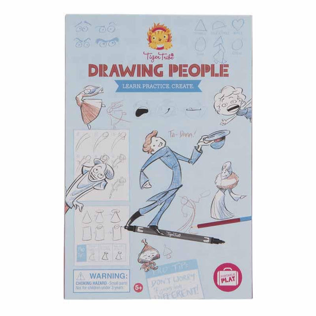 Drawing People - Learn. Practice. Create-Creative Play & Crafts-My Happy Helpers