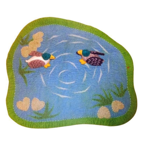 Duck Pond Mats With Two Ducks-Small World Play-My Happy Helpers