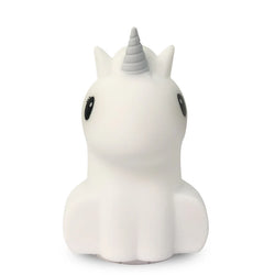 Duski Rechargeable Bluetooth Night Light - Silver Unicorn