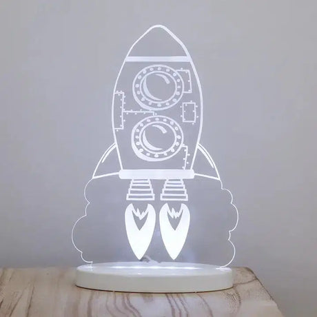 Duski Dream Light Led Night Light - Rocket - Plug