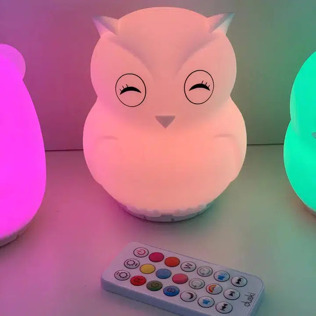 Duski Rechargeable Bluetooth Night Light - Owl