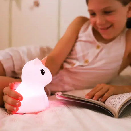 Duski Rechargeable Bluetooth Night Light - Pink Unicorn