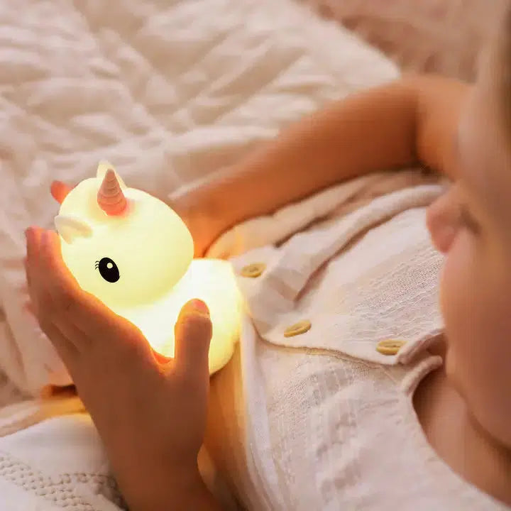 Duski Rechargeable Bluetooth Night Light - Pink Unicorn