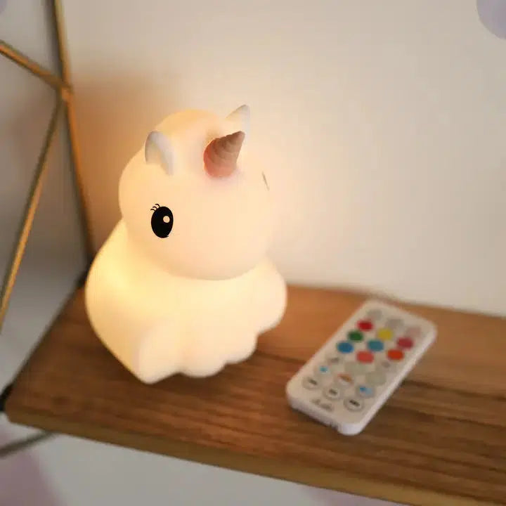 Duski Rechargeable Bluetooth Night Light - Pink Unicorn