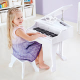 Deluxe White Grand Piano