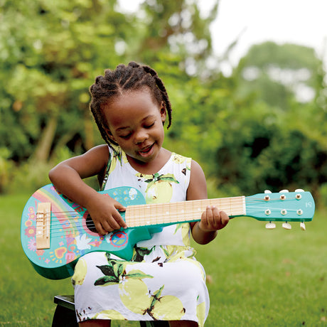 Hape Flower Power Guitar musical toy – be a real flower child with this cool 1960s-themed guitar