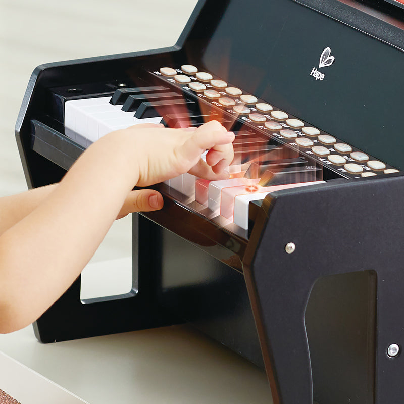 Learn with Lights Piano, Black