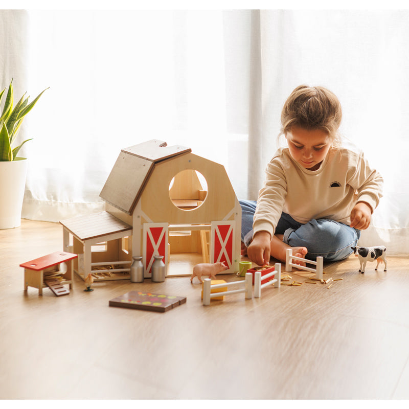 Wooden Farm with Animals