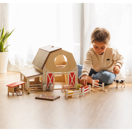 Wooden Farm with Animals