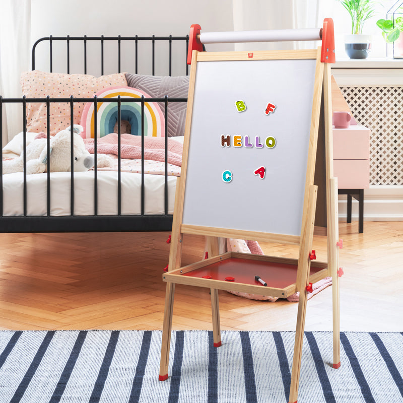 Eurekakids Wooden Easel Board 3 in 1 – unleash creativity with the Wooden Easel Board 3-in-1