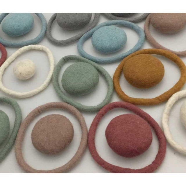 Earth Felt Rings - 28 pieces-Educational Play-My Happy Helpers