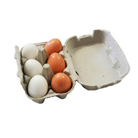 Egg Wood 6 Pieces in Egg Shell Carton-Kitchen Play-My Happy Helpers