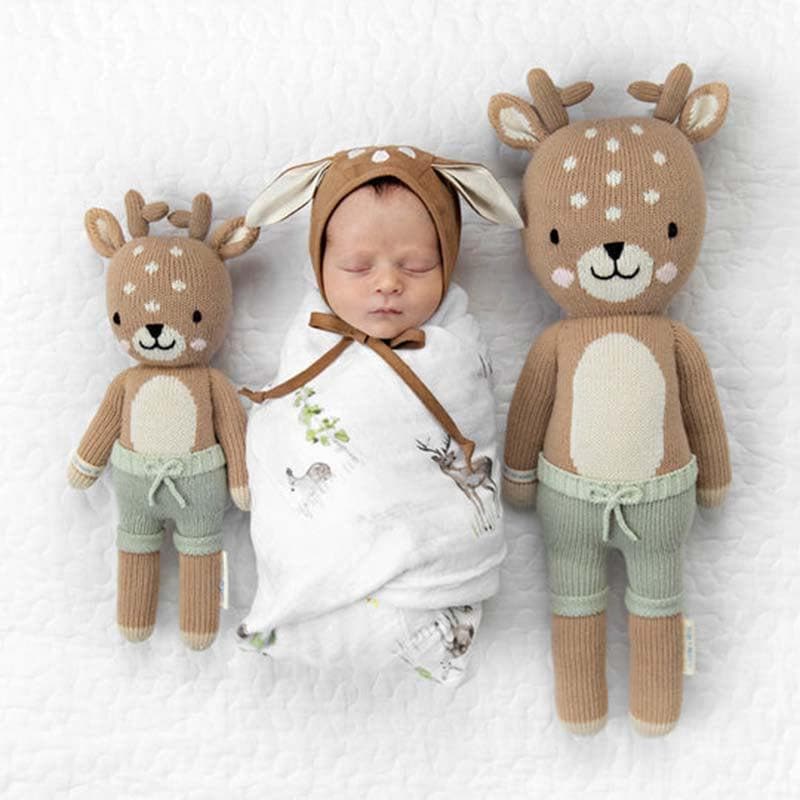 Close-up detail of the Elliott the Fawn