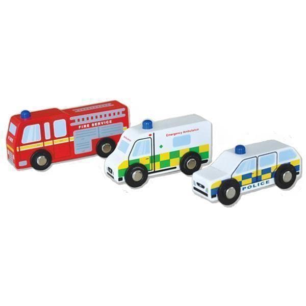 Emergency Vehicle Car Set-Toy Vehicles-My Happy Helpers