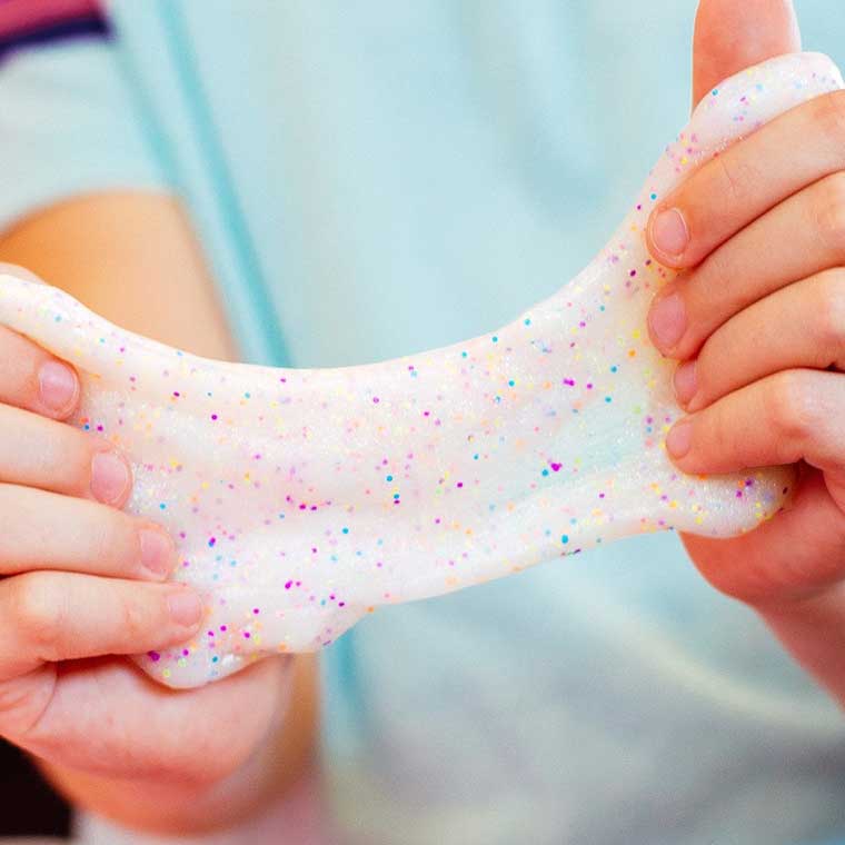 Close-up detail of the Enchanting Unicorn Thinking Putty