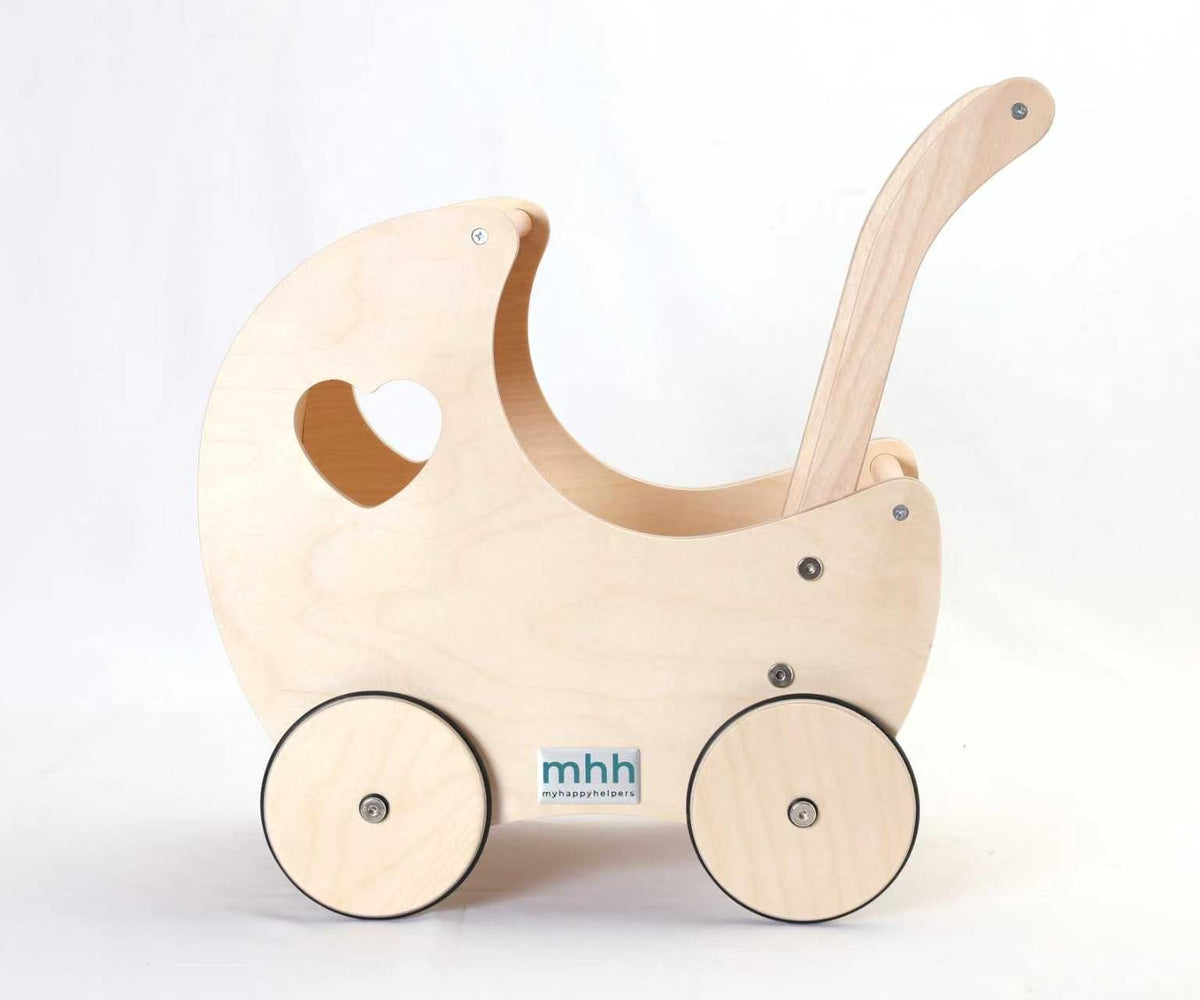 Sweet Doll Pram - Varnished Birch *Pre order Early October  2026
