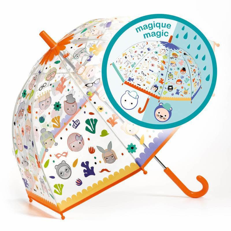 Faces Colour Change Child Umbrella