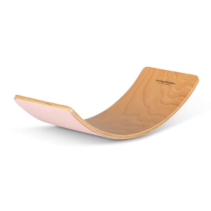 Fairy Floss Pink Felt Backed Balance Board