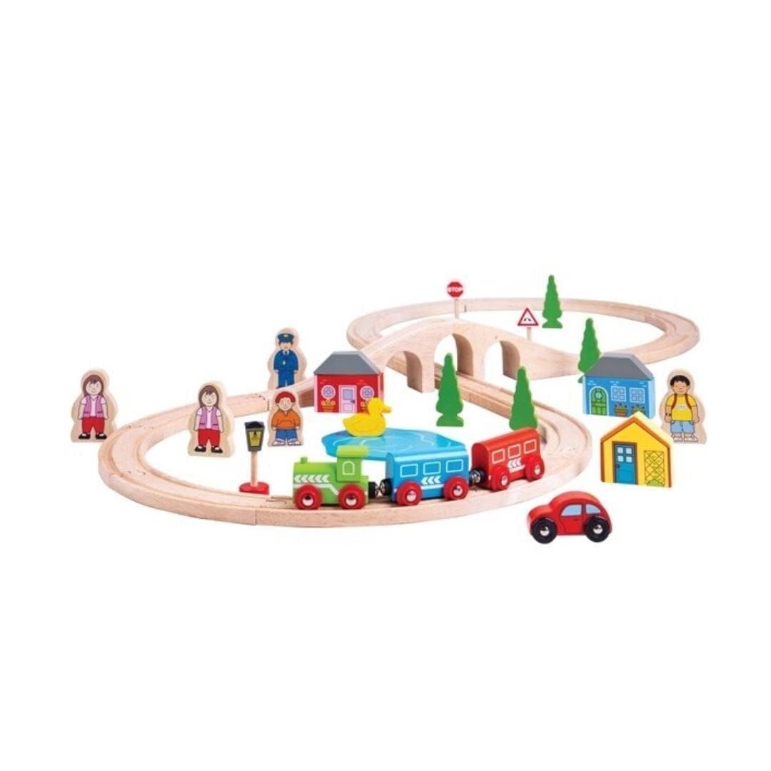 Figure of Eight Train Set-Toy Vehicles-My Happy Helpers