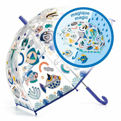 Fish Themed Colour Change PVC Child Umbrella-Outdoor Play-My Happy Helpers