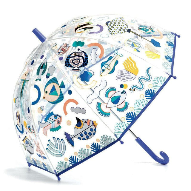 Fish Themed Colour Change PVC Child Umbrella-Outdoor Play-My Happy Helpers