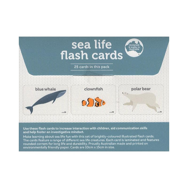Flashcards Sealife-Educational Play-My Happy Helpers