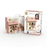 Flower Cottage Dolls House with Starter Furniture Set