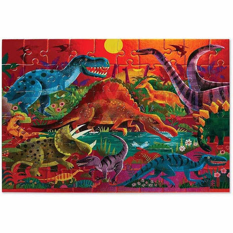 Foil Puzzle 60pc - Dazzling Dinos-Educational Play-My Happy Helpers