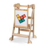 Folding Learning Tower - Varnish with Magnetic Board Pre Order Late August